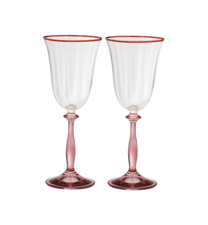 Clara Optic Wine Glass Set of 2