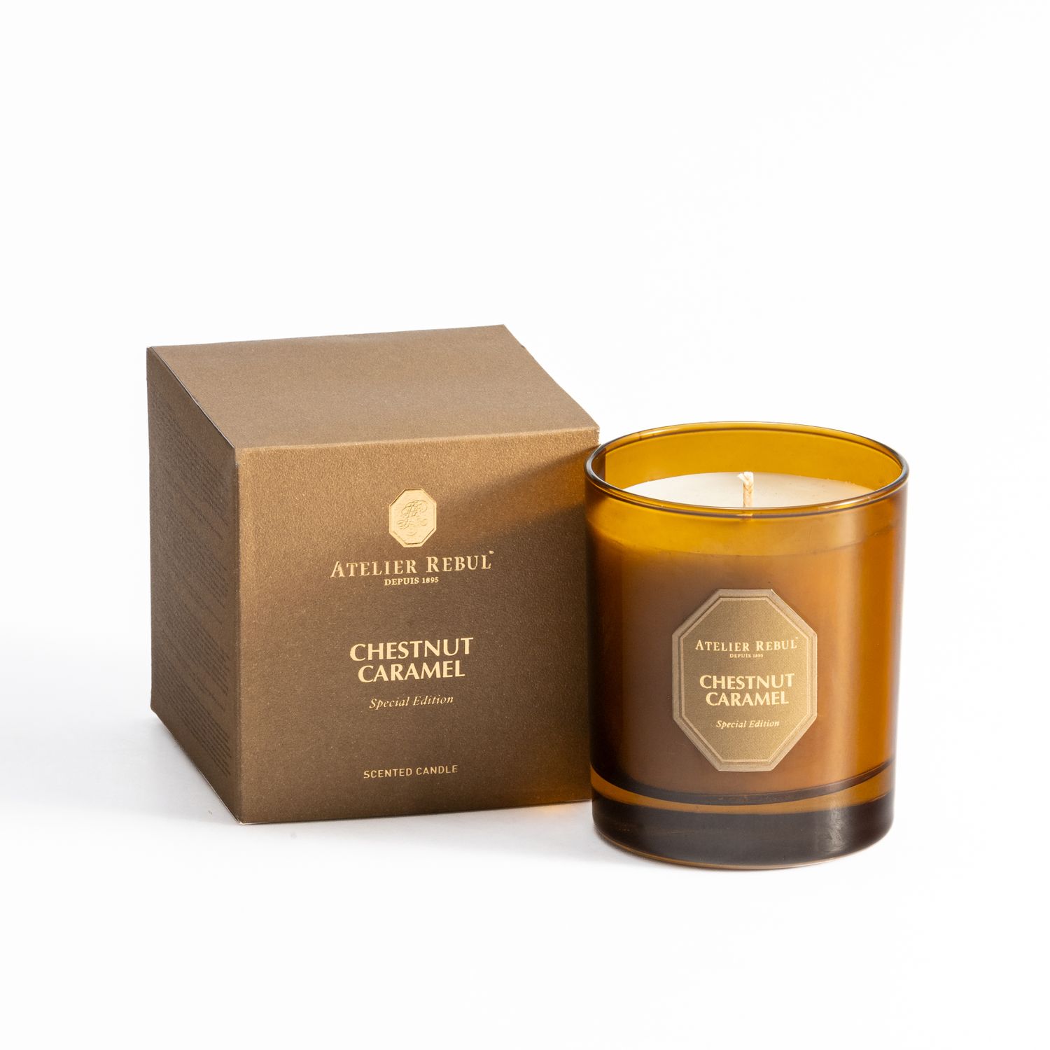 Chestnut Caramel Scented Candle 210gr