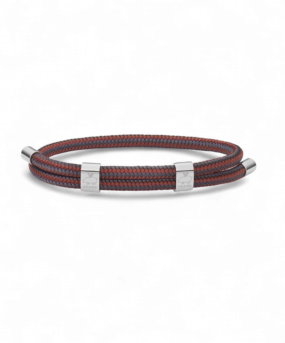 Little Lewis DBL | Velvet Red - Slate Gray | Silver - M