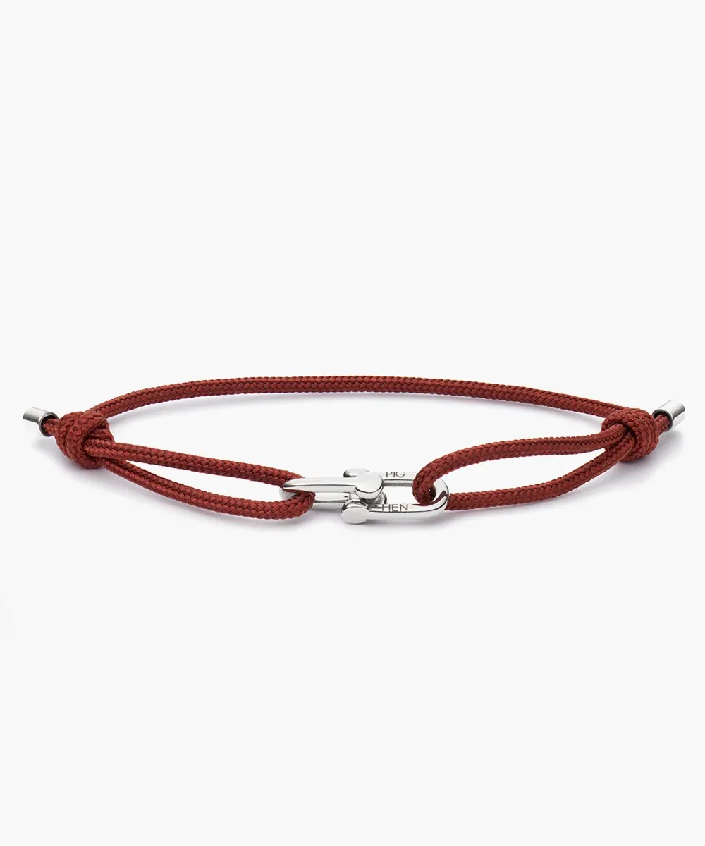 Daunting Dean | Velvet Red | Silver - M
