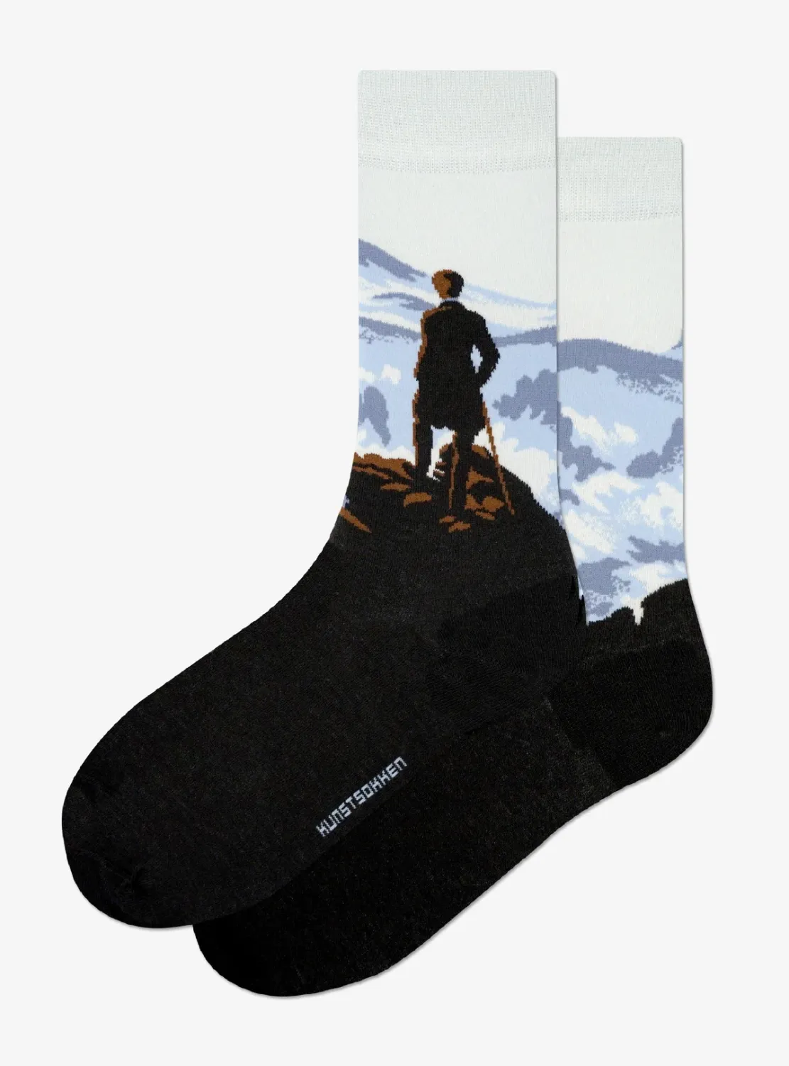 Kunstsokken - Wanderer Above the Sea of Fog, Size: 41-46