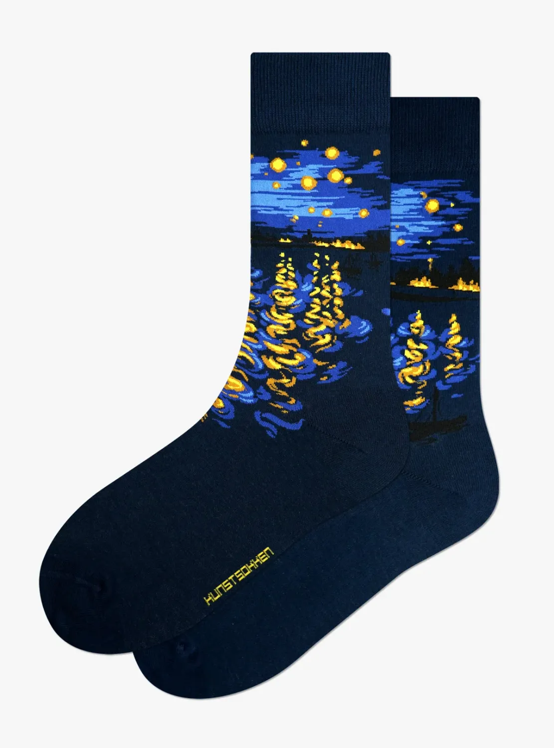 Kunstsokken - Sterrennacht boven de Rhône, Size: 36-40