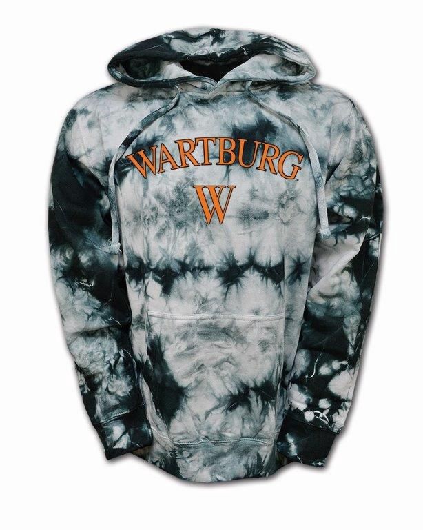 Black tie die hoodie