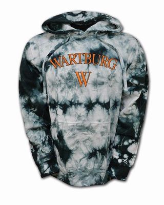 Black tie dye hoodie