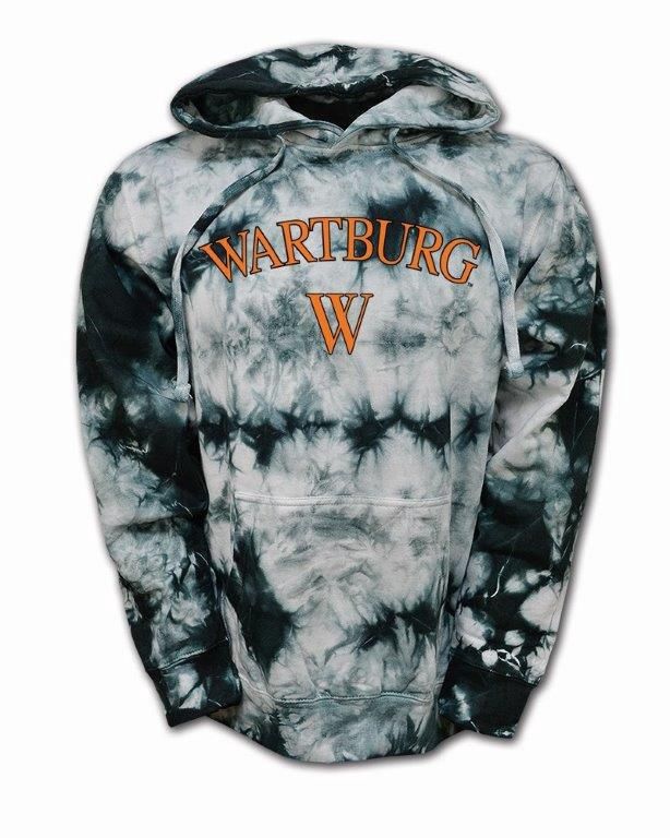 Black tie dye hoodie