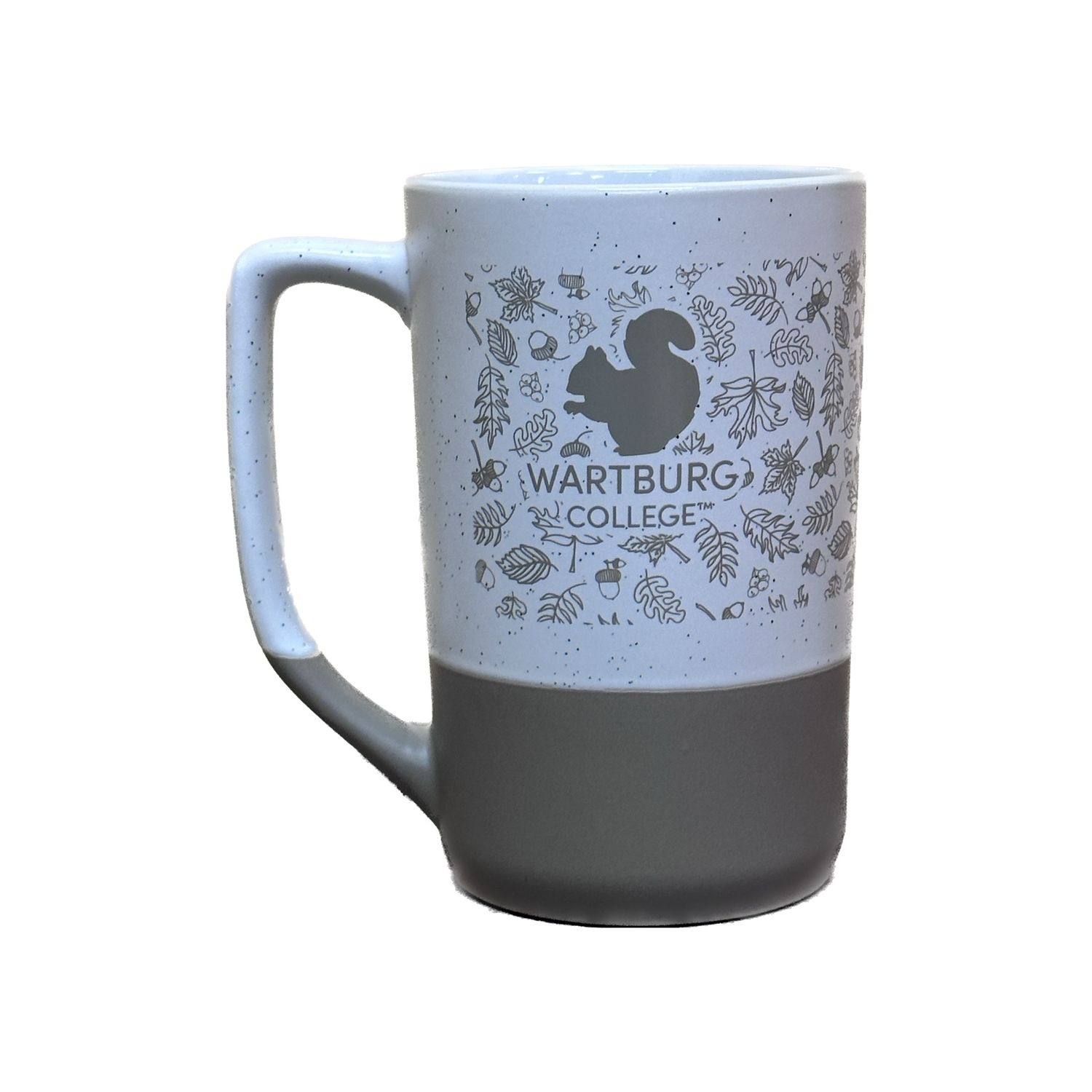 17 oz Squirrel Mug white/tan
