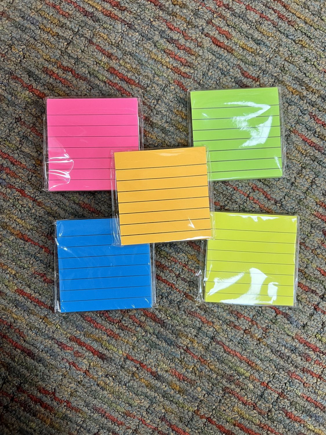 3x3 Lined Sticky Notes