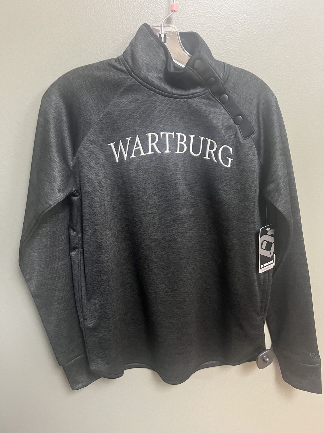 Marled Snap Pullover