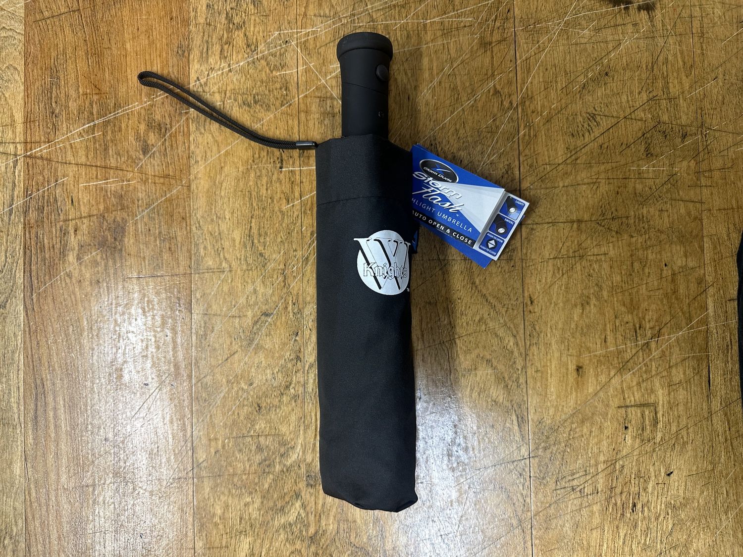 Storm Umbrella w/flashlight handle