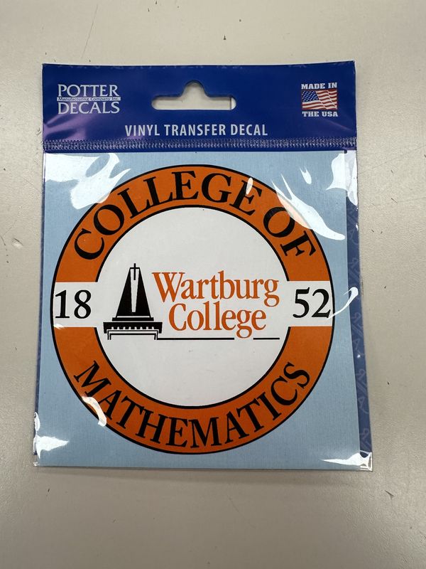 VINYL TRANSFER DECAL - MATHEMATICS