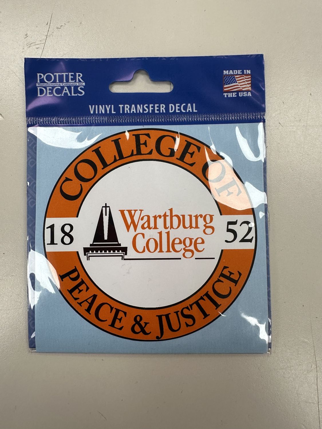 VINYL TRANSFER DECAL - PEACE &amp; JUSTICE