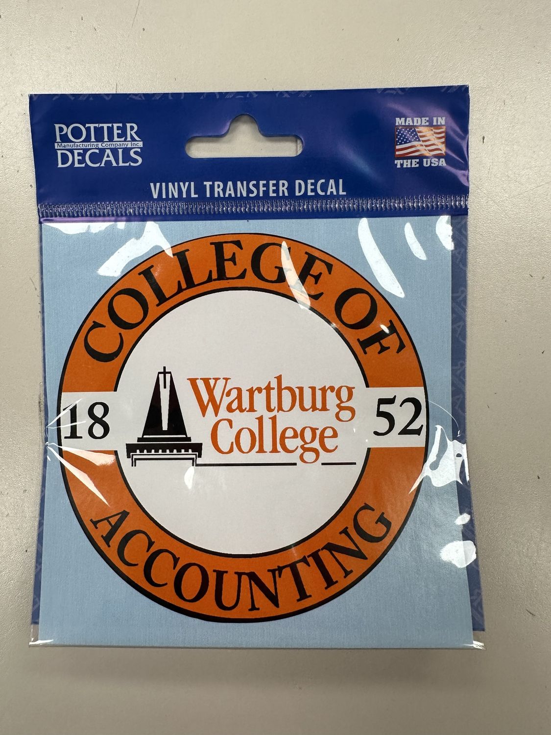 VINYL TRANSFER DECAL - ACCOUNTING