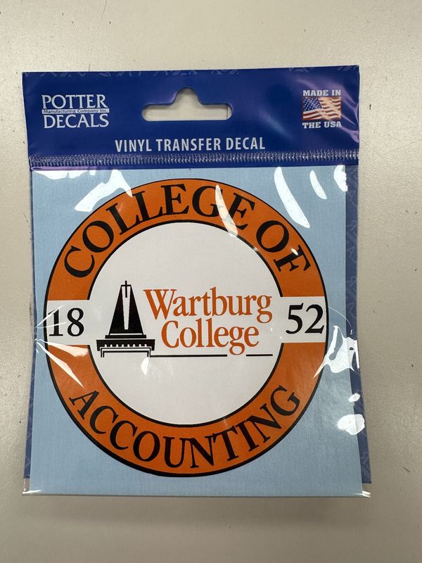VINYL TRANSFER DECAL - ACCOUNTING