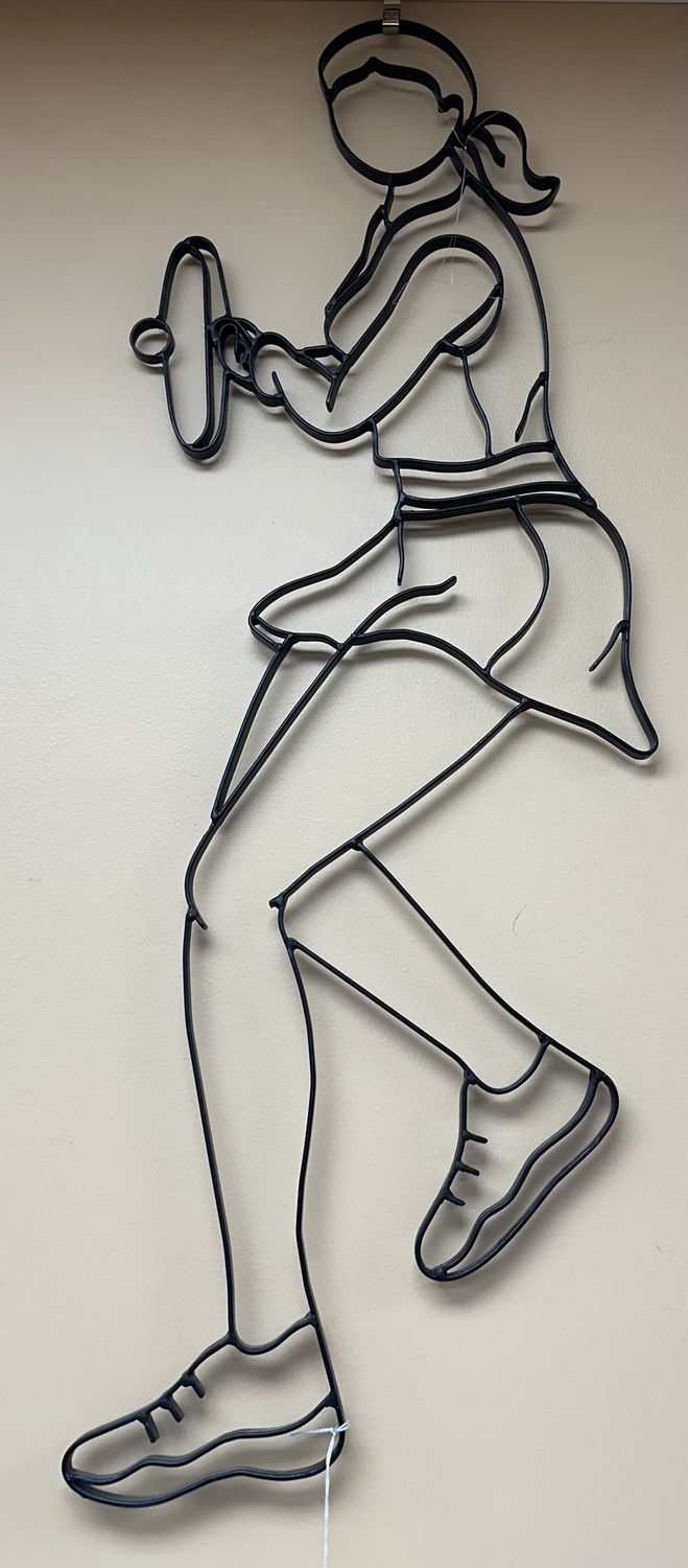 IRON WALL ART, FEMALE TENNIS