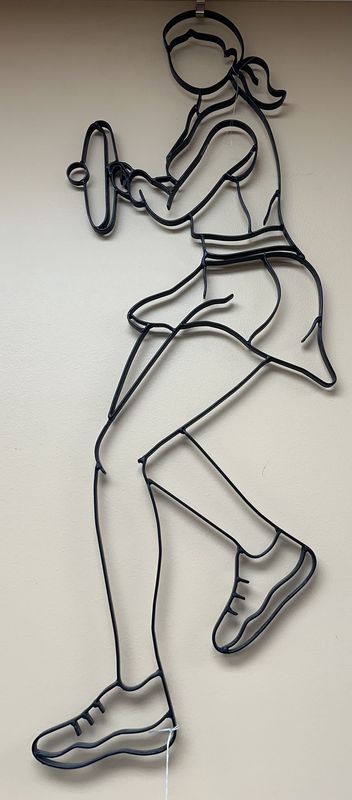 IRON WALL ART, FEMALE TENNIS
