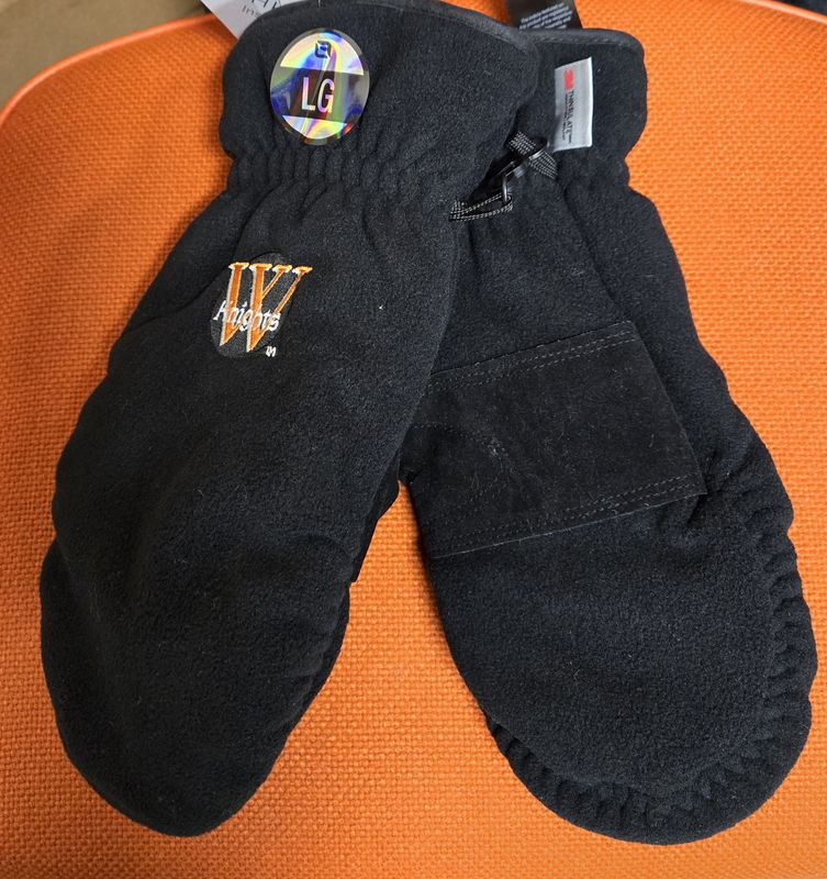 Black thinsulate Mitten