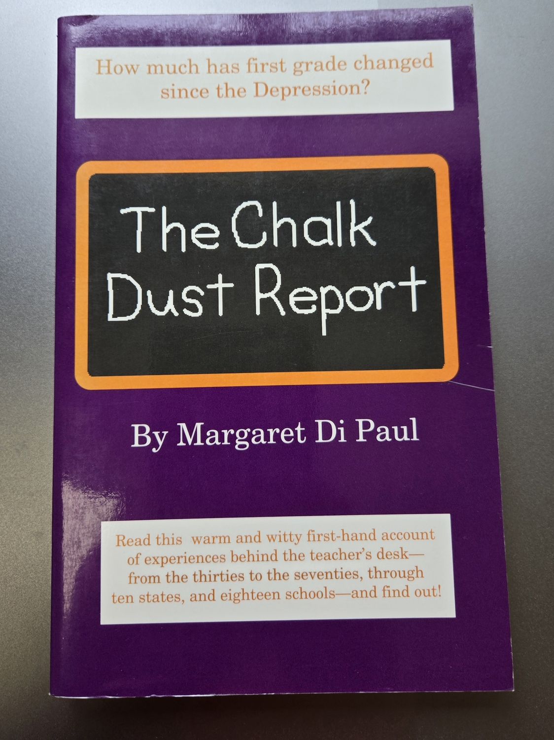 PAUL / CHALK DUST REPORT