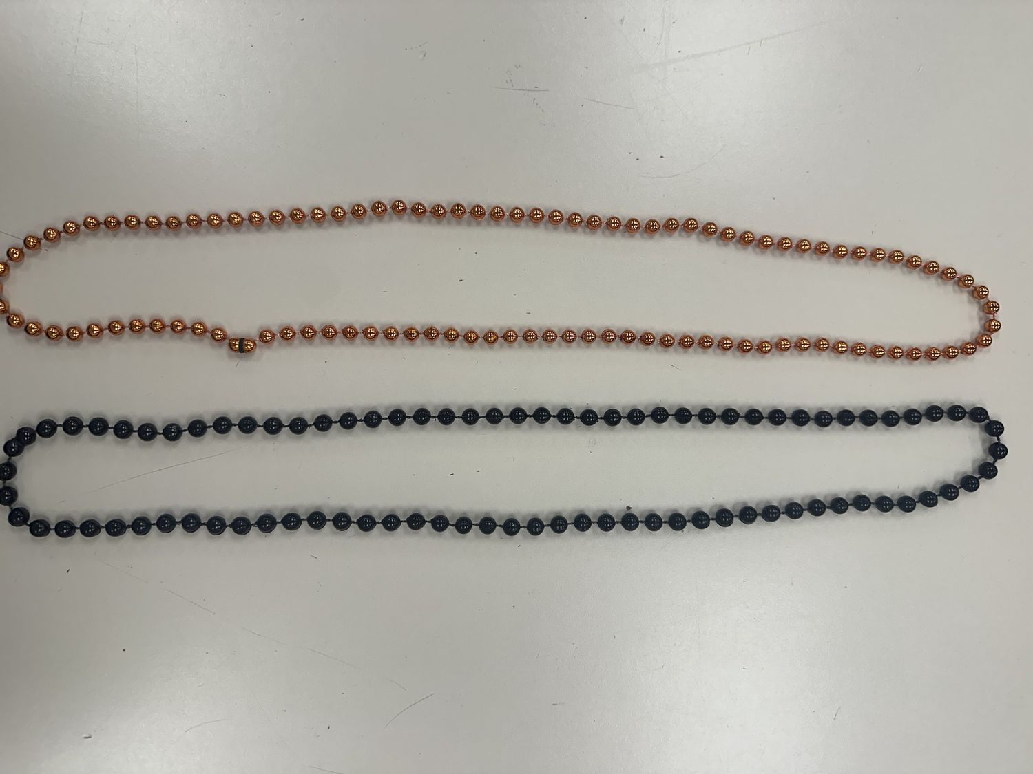 FAN BEADS, Color: ORANGE/BLACK
