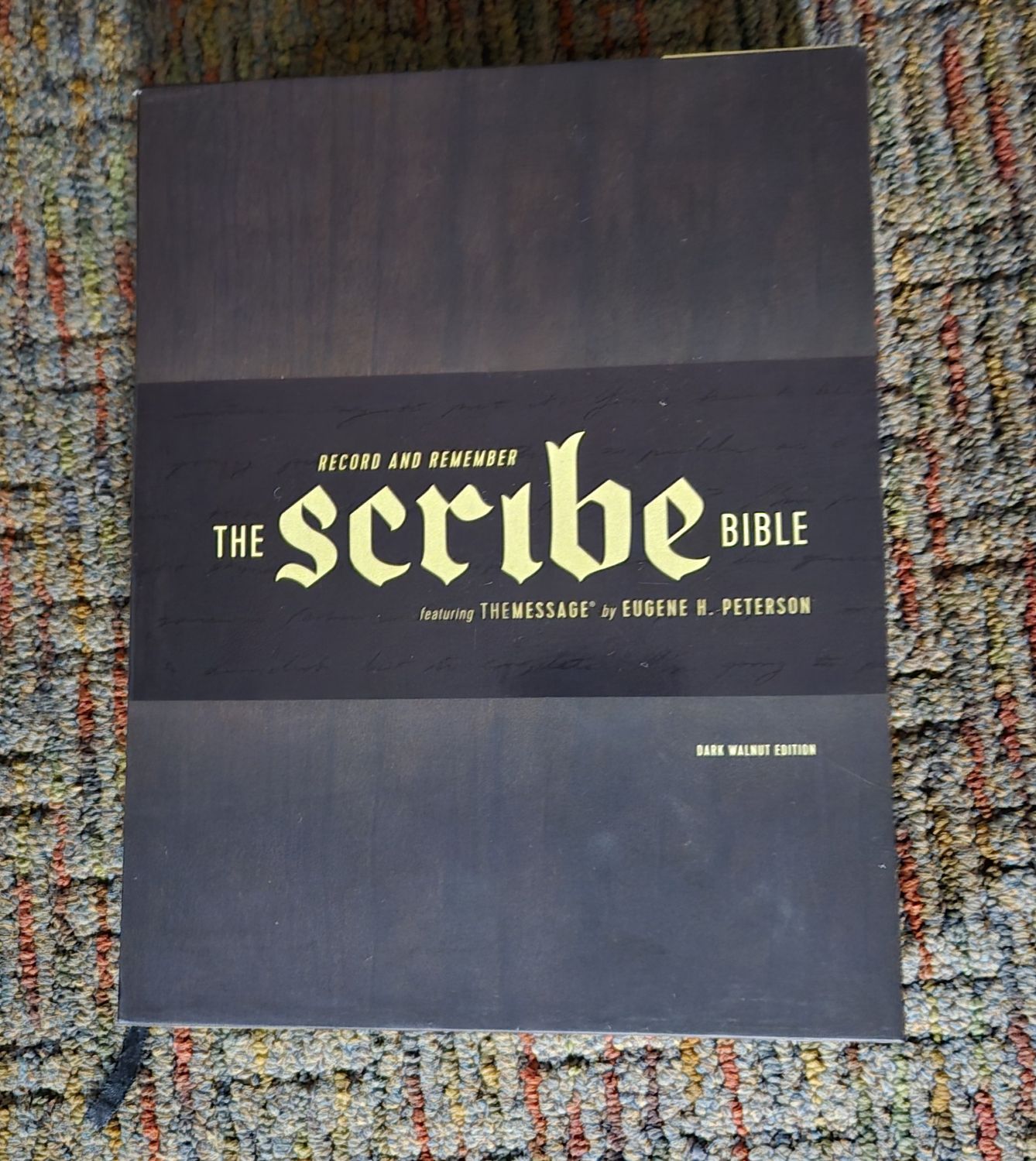 Bible/ THE SCRIBE BIBLE, DARK WALNUT