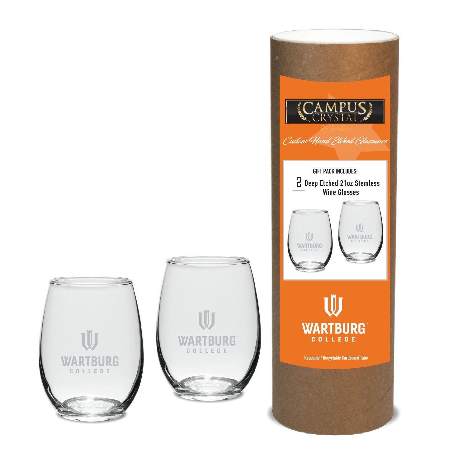 Jardine Stemless Wine glasses set