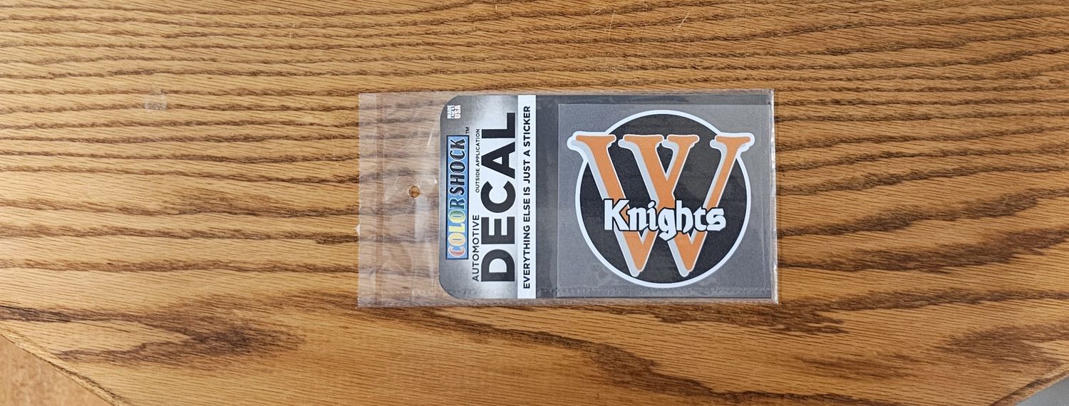 W Knights Logo Decal