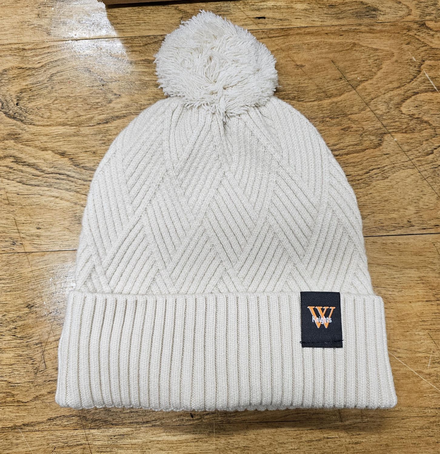 Diagonal Weave Knit Cap