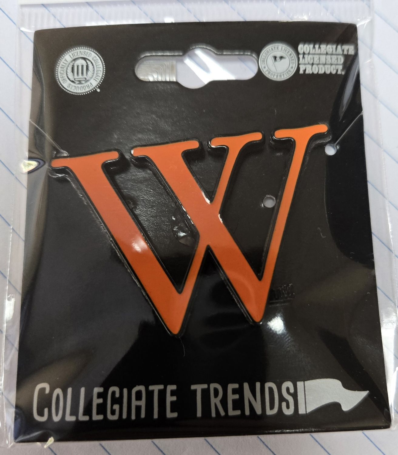 Magnet - Black &amp; Orange W