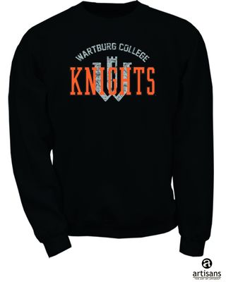 Artisan Black Crew - orange twill Knights
