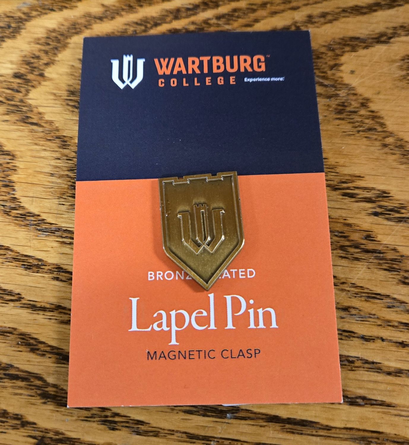 New Shield lapel pin