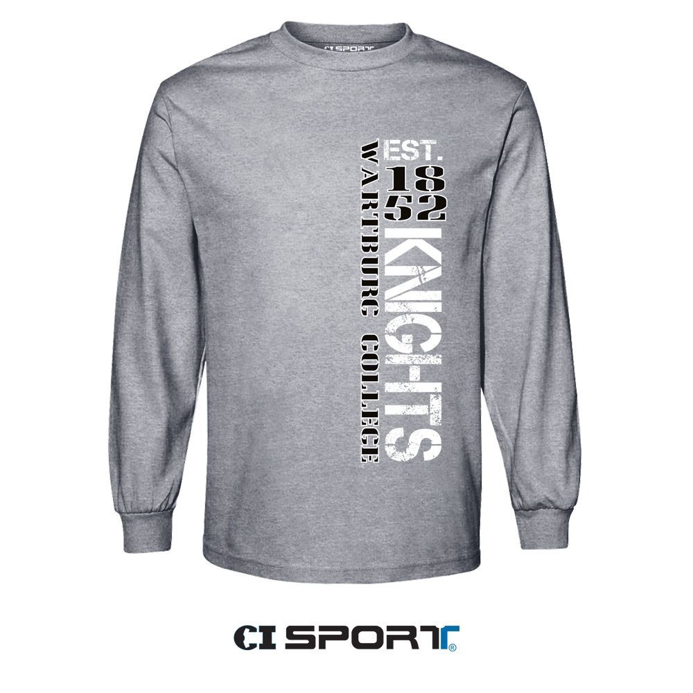 LS Vertical Wartburg College Knights / Graphite Heather