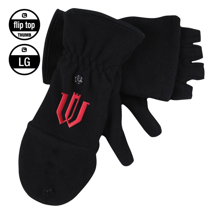 Drop Top Microfleece Flip Top Mittens