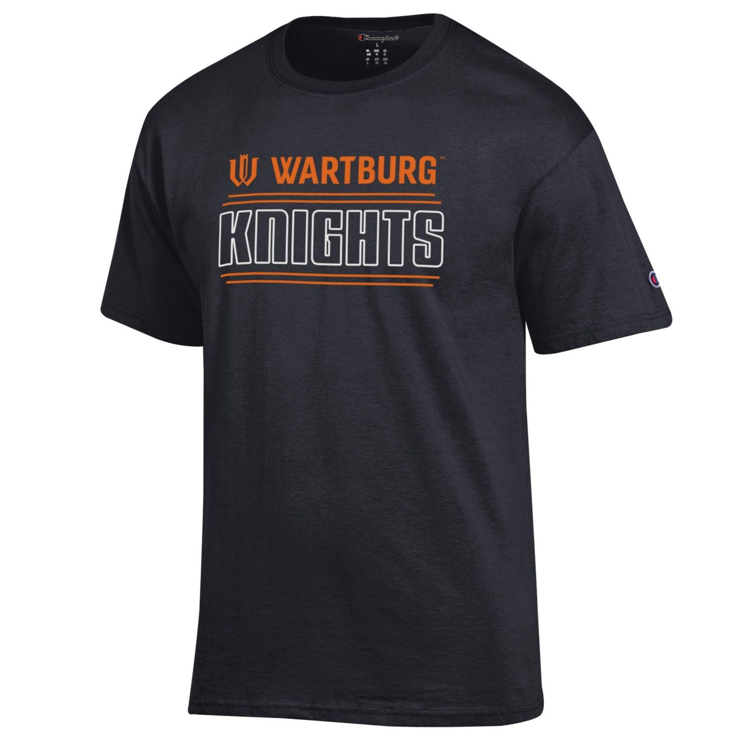Champion Wartburg Knights Black Tee