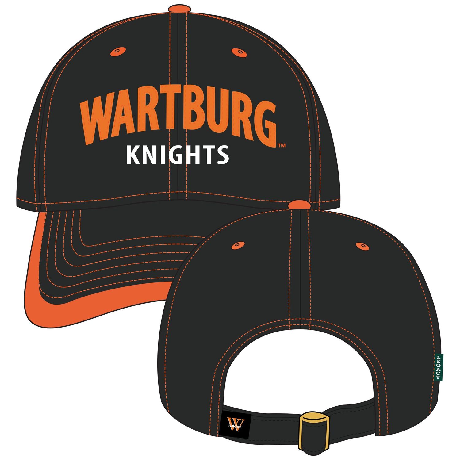 Game Day Collection Orange Trim Cap