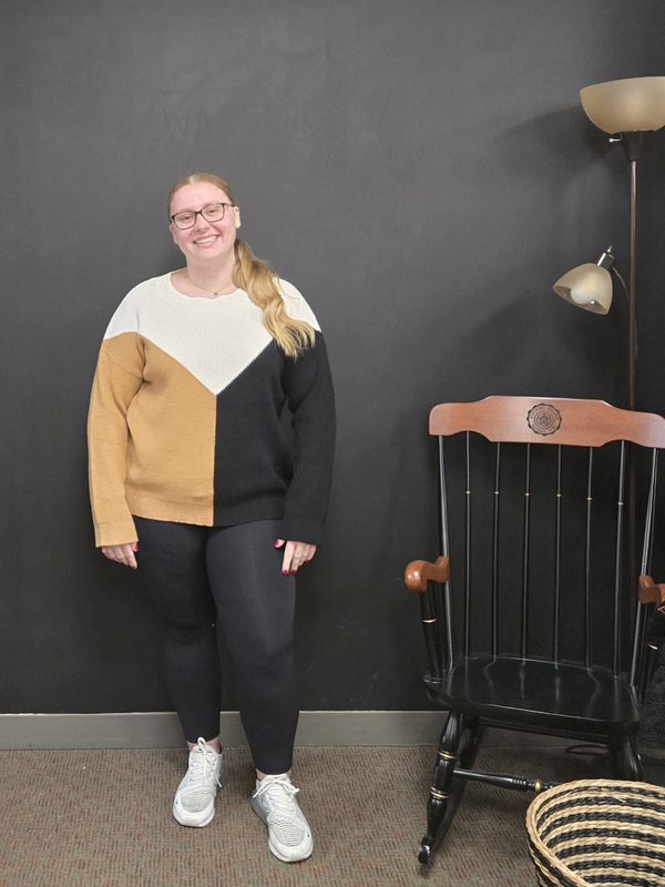 Moe &amp; Arrow All with Time Colorblock Sweater