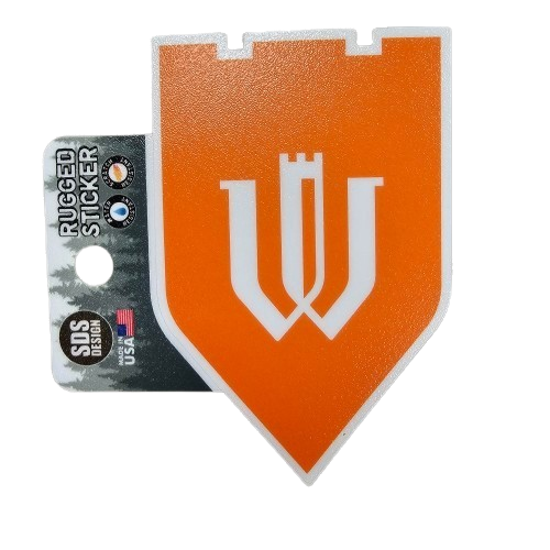 Rugged 3.5" sticker