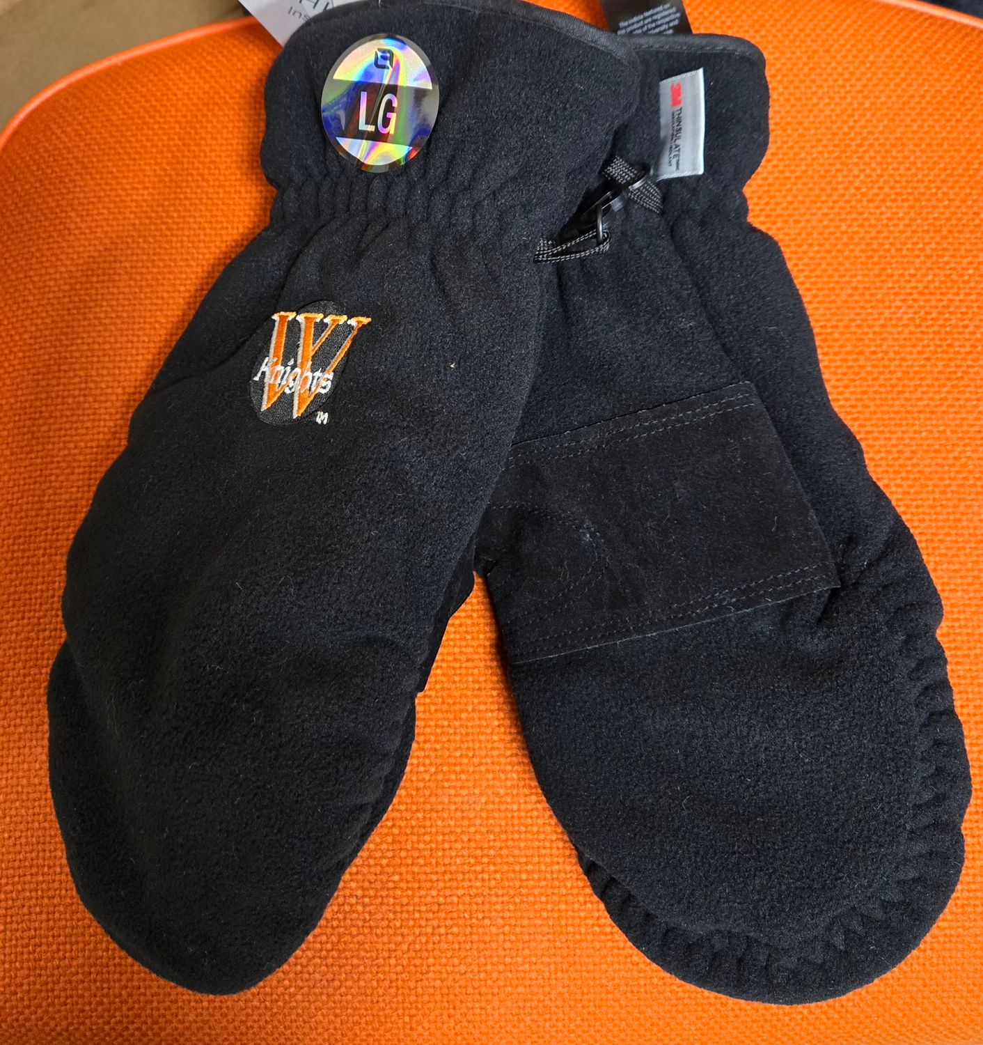 Black thinsulate Mitten