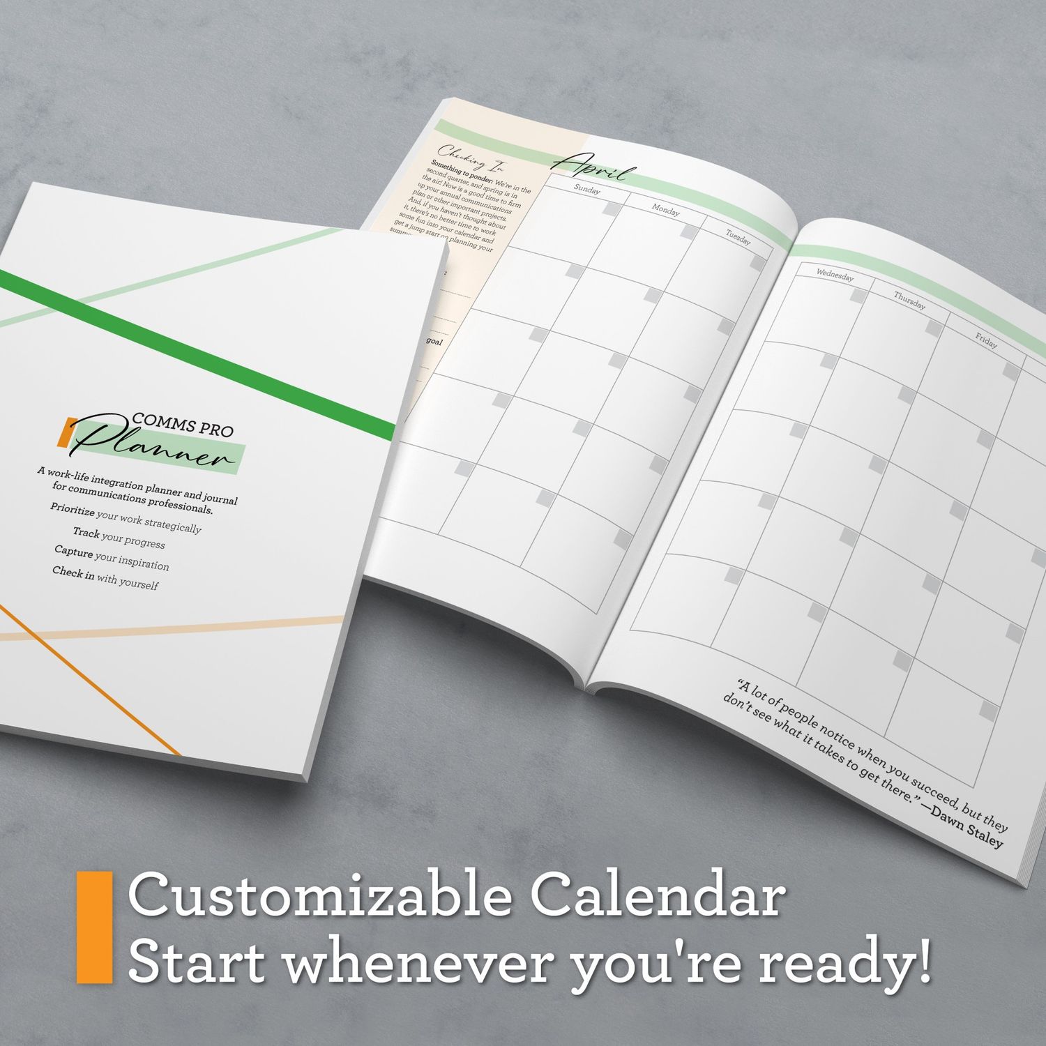 Link to Alumni written Comms Pro Planner