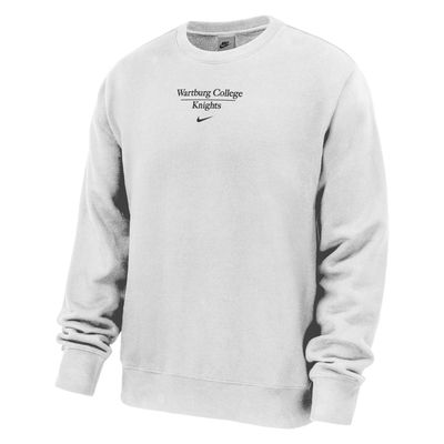 Embroidered Nike Club Fleece Crew