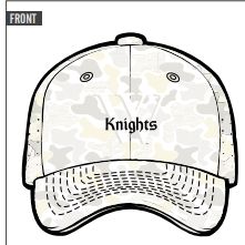 White Camo Cap by Zephyr