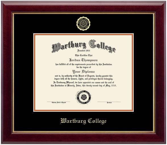 DIPLOMA FRAME, Gold Embossed Frame