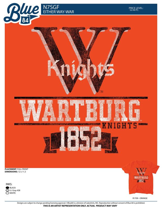 Orange Wartburg 1852 tee