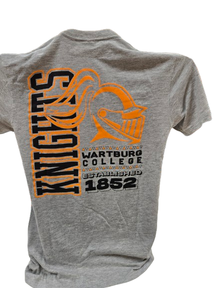 SS Tee w/left chest &amp; full bac