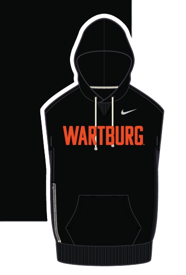 Sleeveless Pullover Fanwear Hood