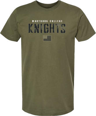 Wartburg Knights Flag Tee