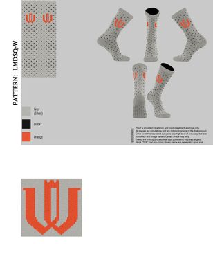 Sock- Mid Calf Dress with Dots