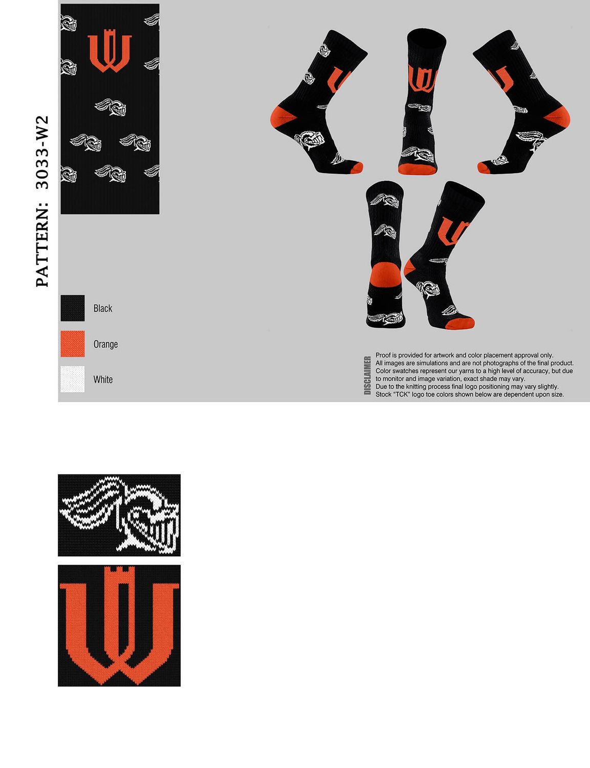 Super Mascot Crew Socks