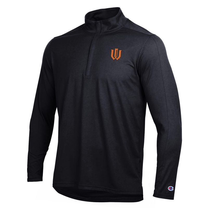 Black Soft Touch 1/4 zip