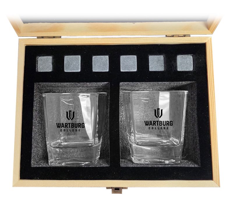 2 pc Rocks Glass Set