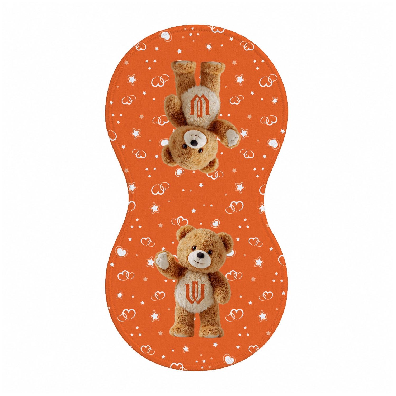 Peanut Shaped Burp Cloth