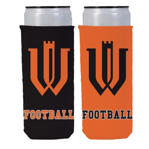 Wartburg Football Slim Can Koozie